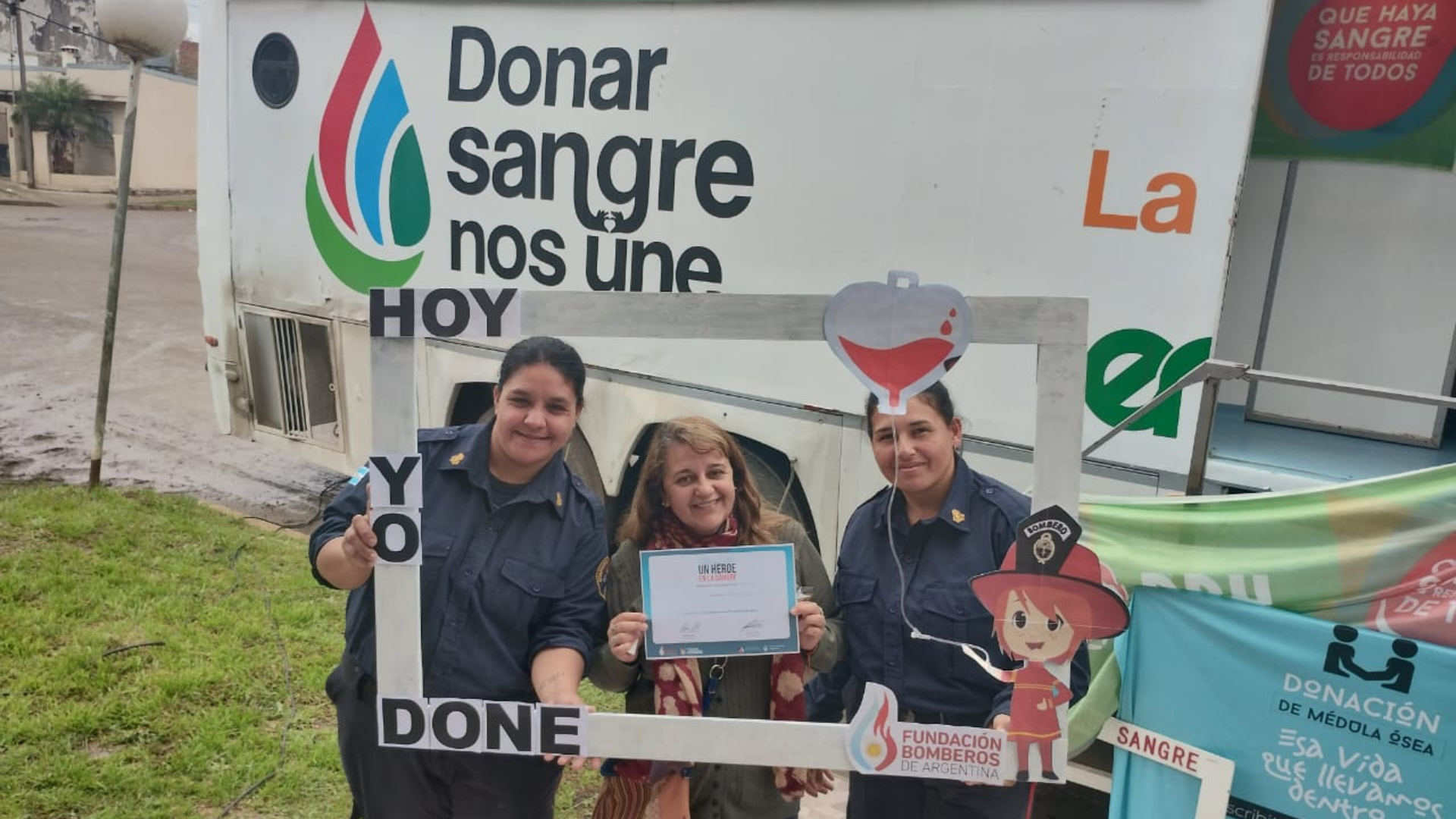 Día Mundial del Donante de Sangre: el aporte de Fundación Bomberos de Argentina