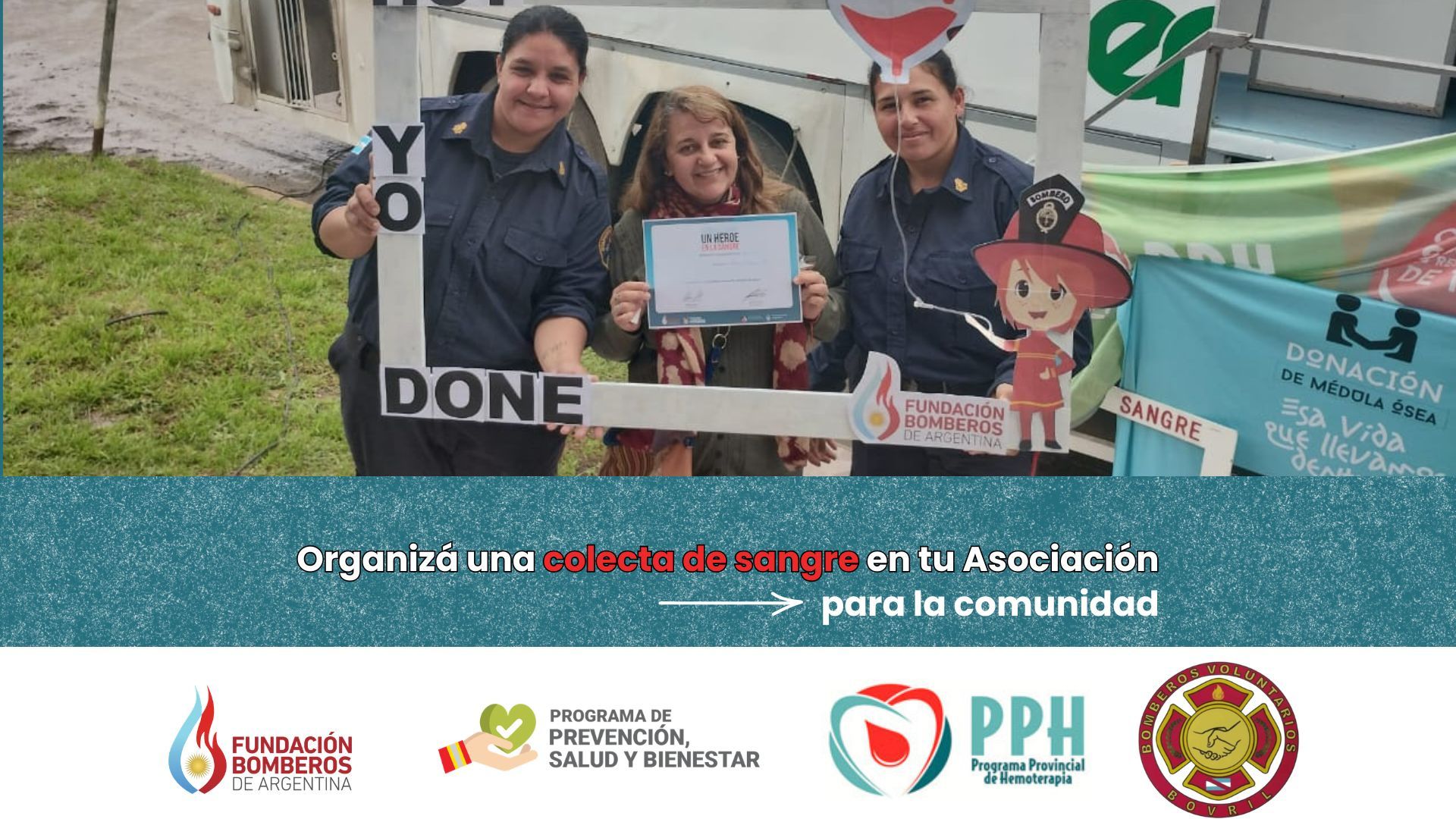 Todos llevamos un Héroe en la Sangre: organizá una colecta en tu cuartel
