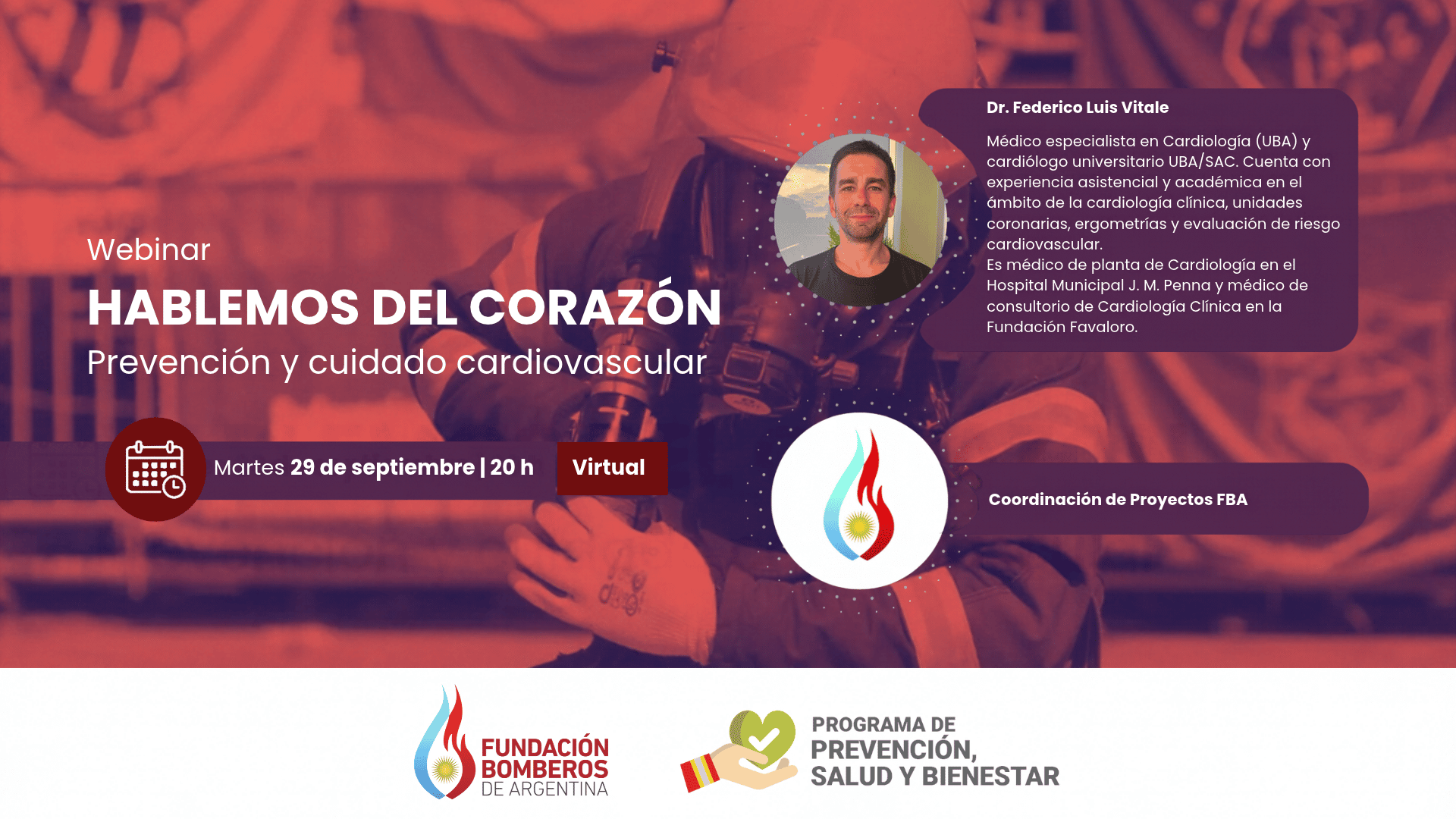 Hablemos del corazón: webinar sobre cuidado y prevención cardiovascular