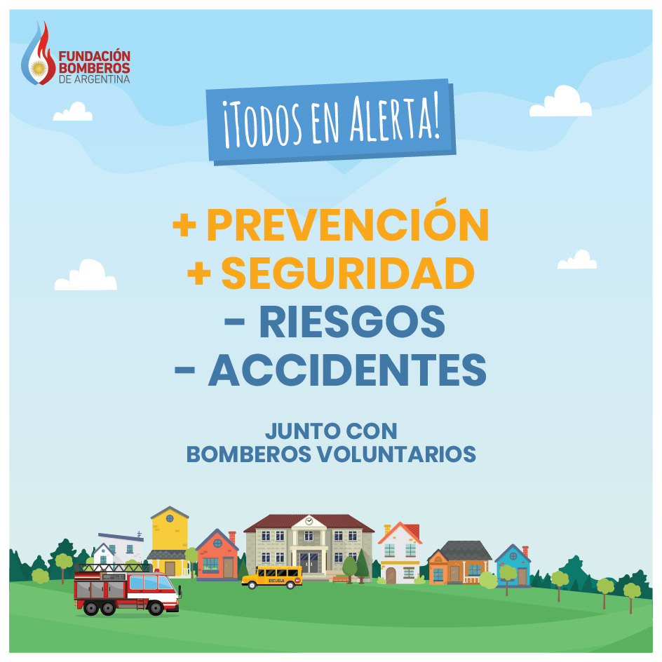 Todos en Alerta: sumá tu colaboración a la campaña de prevención de riesgos