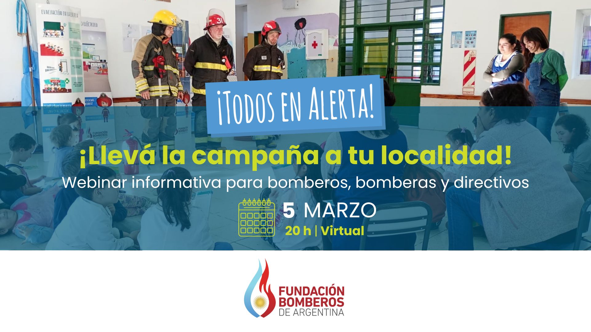 Todos en Alerta: webinar informativa para sumarse a la campaña