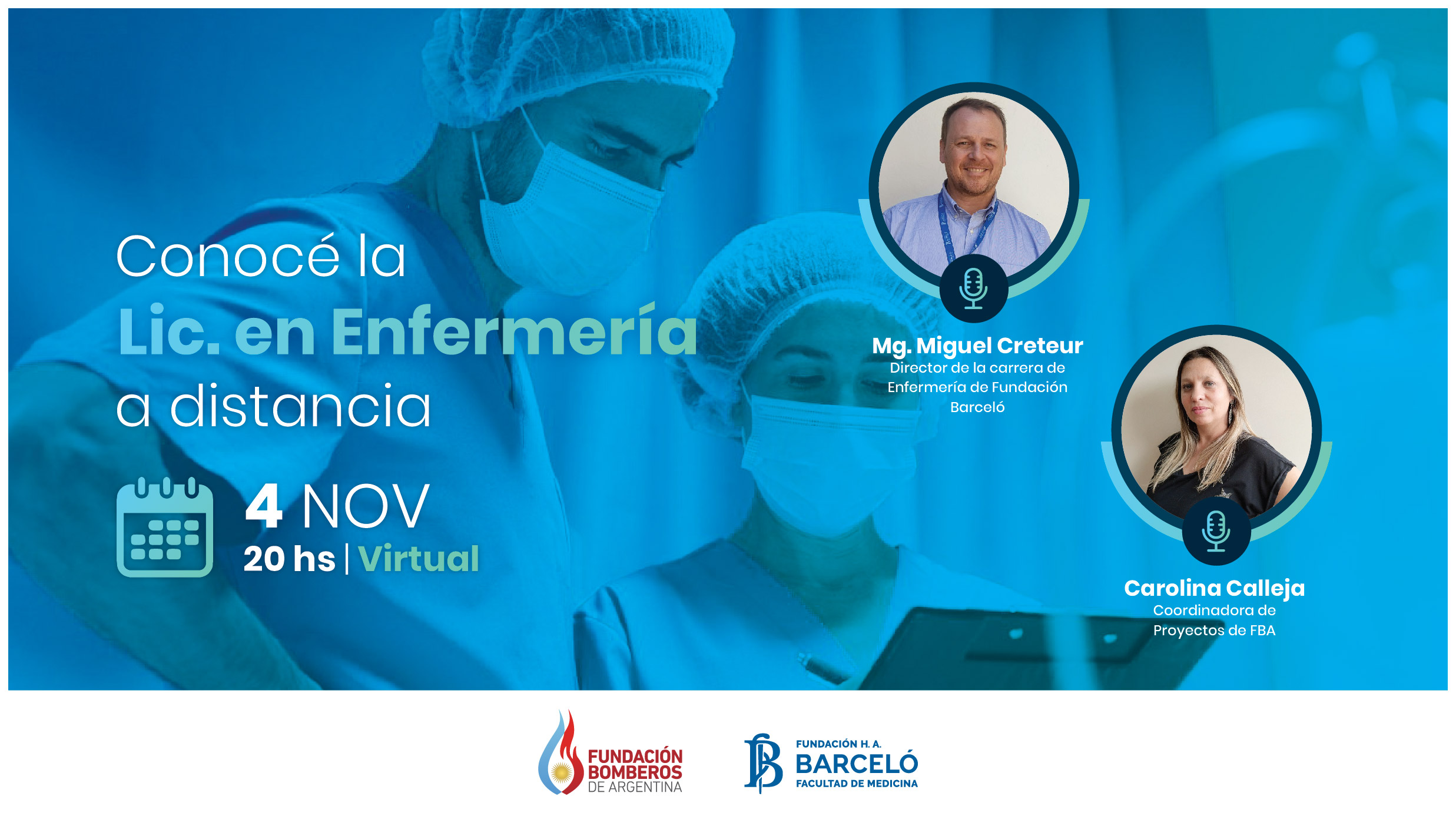 Se realizó una webinar con Fundación Barceló